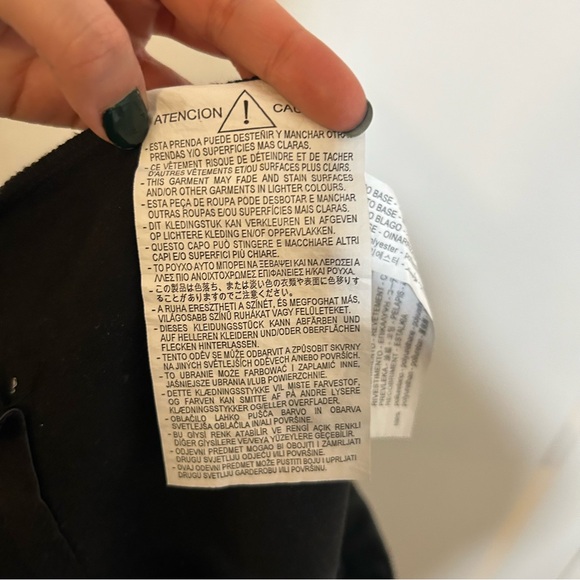 Zara Trafaluc Legging Collection Black Ankle Zip Faux Leather Pants - Picture 8 of 8